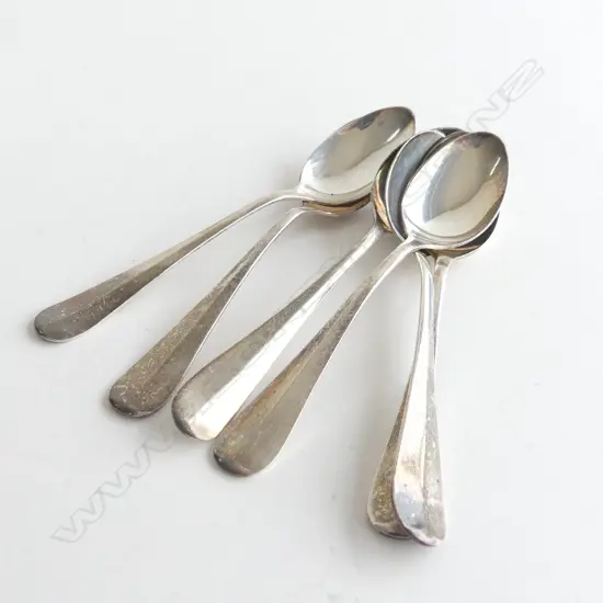 SET 6 STG SILVER COFFEE SPOONS, SHEFFIELD 1965  55.68GMS 
