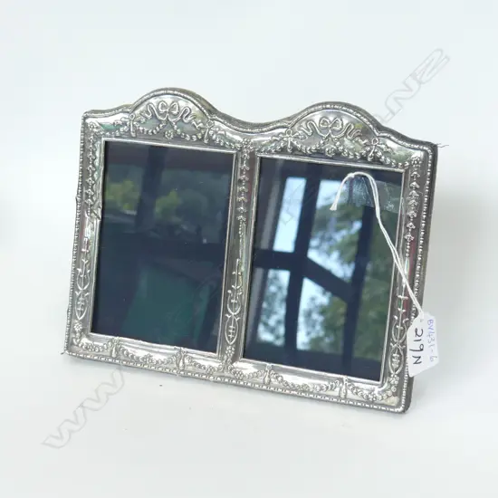 STG SILVER TWIN PHOTO FRAME  220 X 175MM 