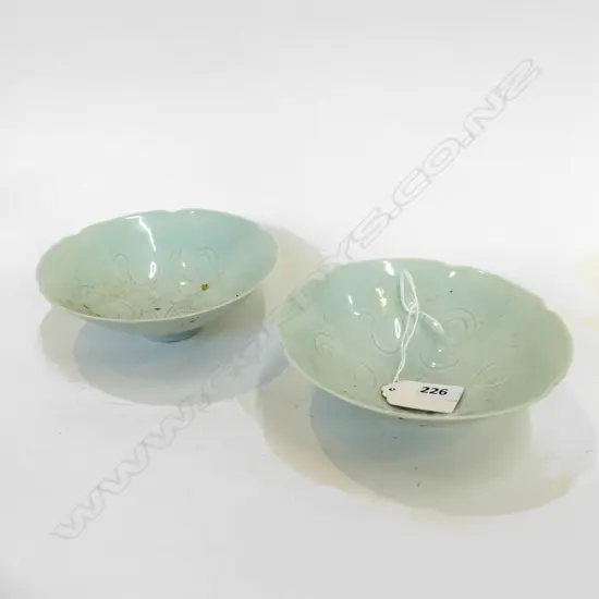 PR CHINESE QIN-BAI BOWLS, DIA 130MM