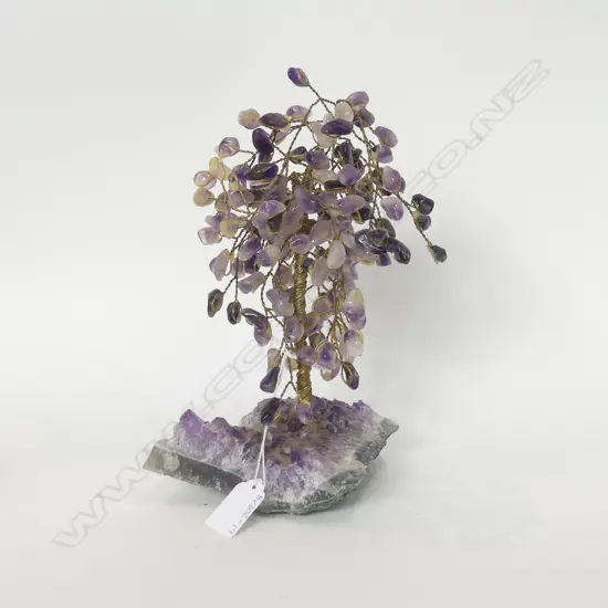 AMETHYST QUARTZ CRYSTAL TREE H.250MM
