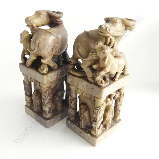 PR LGE CHINESE SOAPSTONE SEAL CHOPS H.210mm