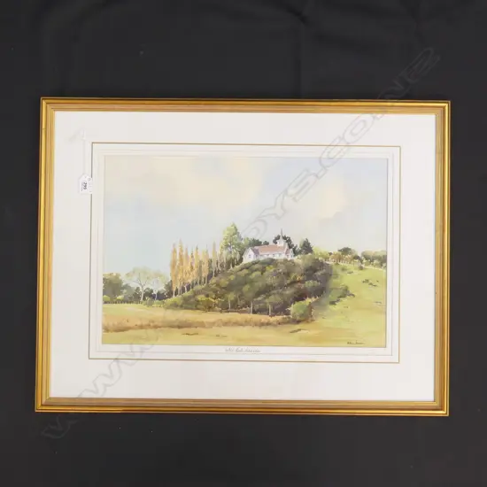 WILLIAMS BANKS W/C 'ALL SOULS CLEVEDON' 345x520mm