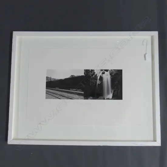 ANDREW DRUMMOND NZ b.1951 PROOF OF CASCADE' PHOTOGRAPH 1/24  Ltd. Ed initialled & dated '04 400 x 555mm