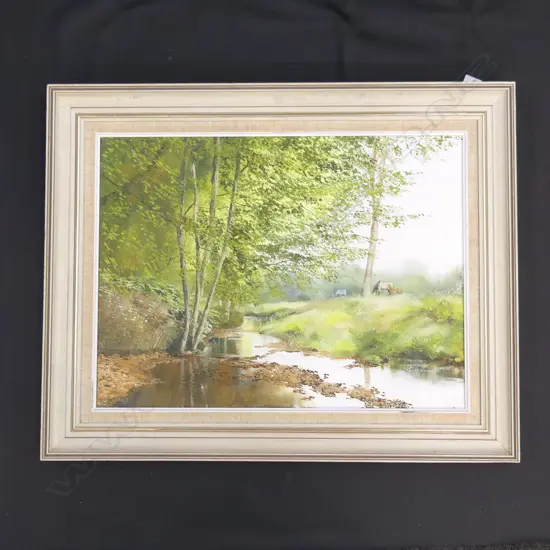 MONICA COLEMAN, 'ALLWARD' OIL ON CANVAS, SIGNED, 1988 600 X 450MM