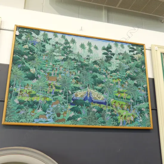 LGE ARTWORK 'TANGGLI PENESTANAN UBUD BALI' 790x1195mm