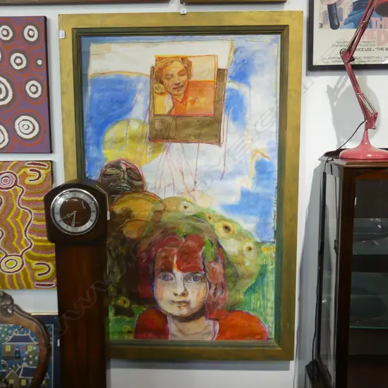 LGE SIGNED ABSTRACT ARTWORK 1390x865mm