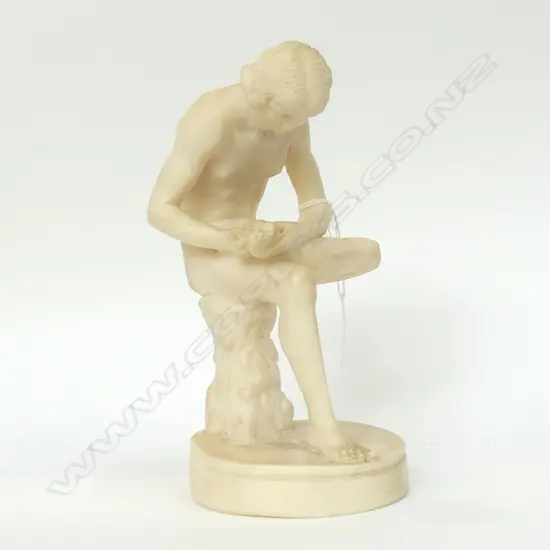 RESIN FIGURE - BOY WITH THORN H. 220MM