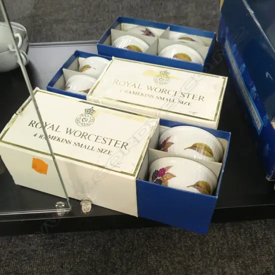 3 BOXED SETS OF 4 ROYAL WORCESTER EVESHAM VALE RAMEKINS