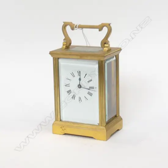 BRASS CARRIAGE CLOCK H. 130MM