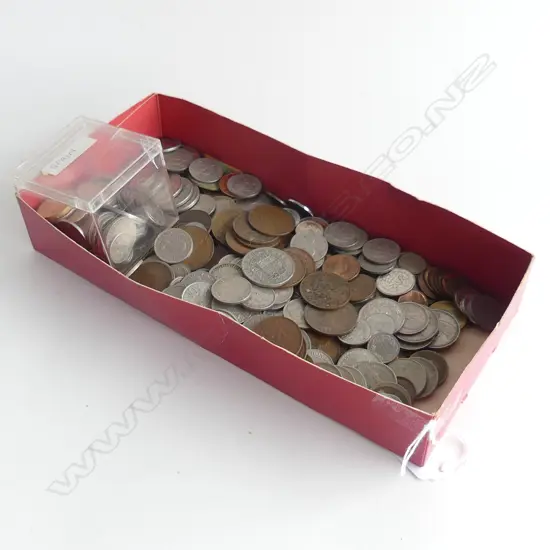 BOX ASST. WORLD COINS