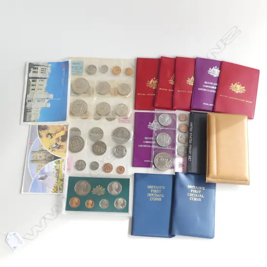 16 ASST. PROOF COIN ISSUES (7 AUSSIE)