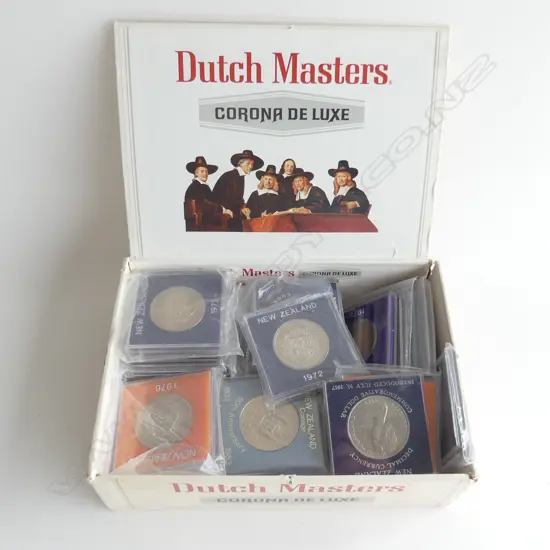 BOX ASST. NZ COMMEMORATIVE DOLLAR COINS