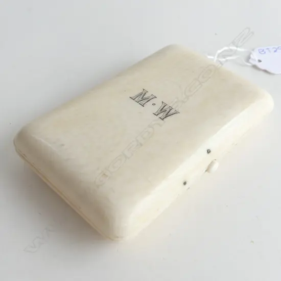 VICTORIAN IVORY CIGARETTE CASE L 93MM