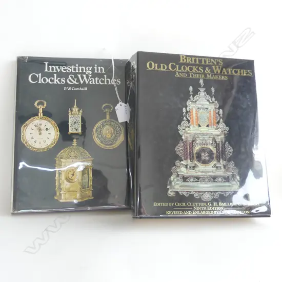 2 ANTIQUE CLOCK REFERENCE BOOKS: 'BRITTEN'S OLD CLOCKS & WATCHES .....