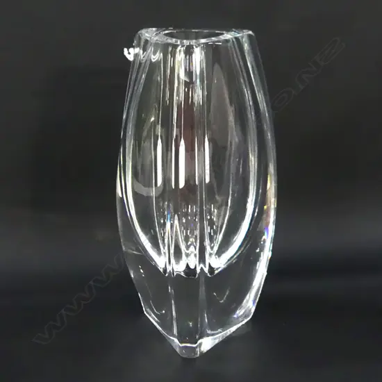BACCARAT CLEAR GLASS VASE H.195mm