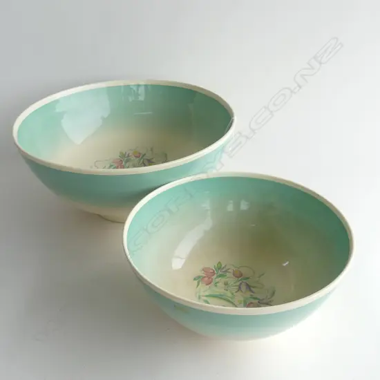 2 LARGE SUSIE COOPER BOWLS 320 / 240mm dia