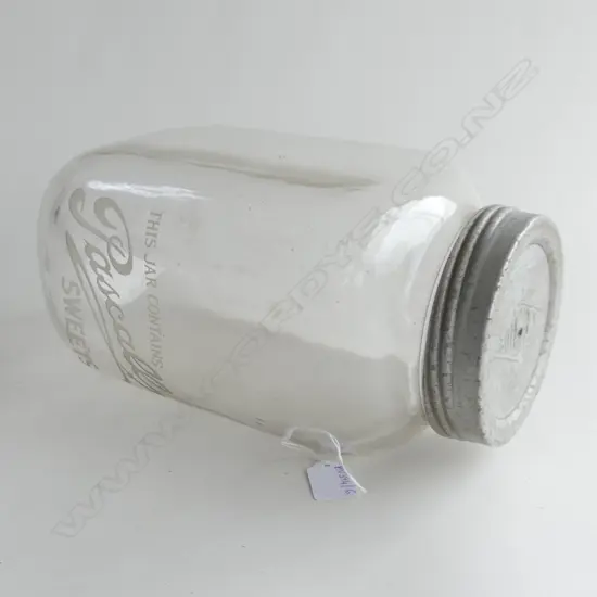 VINTAGE PASCALL SWEETS GLASS JAR H.340mm