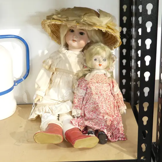 ANTIQUE ARMAND MARSEILLE DOLL H.470mm + 1 OTHER