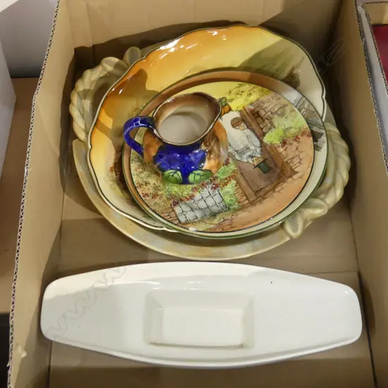 SM BOX ASST CHINA INCL BESWICK, RD SERIES WARE ETC..