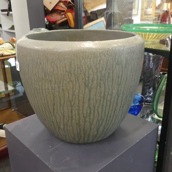 LGE SALT GLAZED POT H.400mm 500mm dia