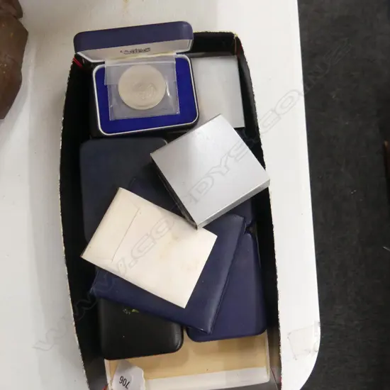 11 ASST. COMMEMORATIVE COINS, CASED 