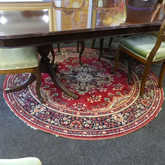 ROUND BELGIUM 'BAGDAD' WOOL PILE RUG DIA 1700MM