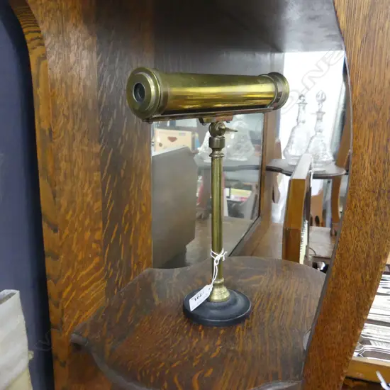 VINTAGE BRASS KALEIDOSCOPE ON STAND H. 290MM