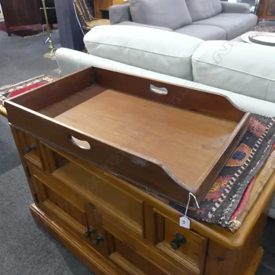 LGE WOODEN TRAY 710x450x95mm