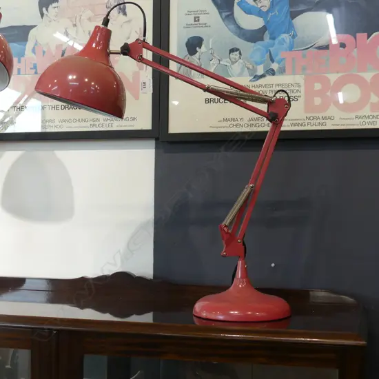 PINK ANGLEPOISE LAMP