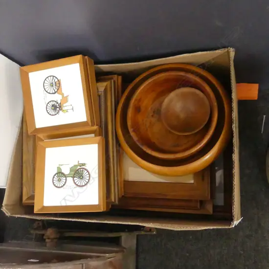 BOX LOT ASST. PHOTOFRAMES ETC