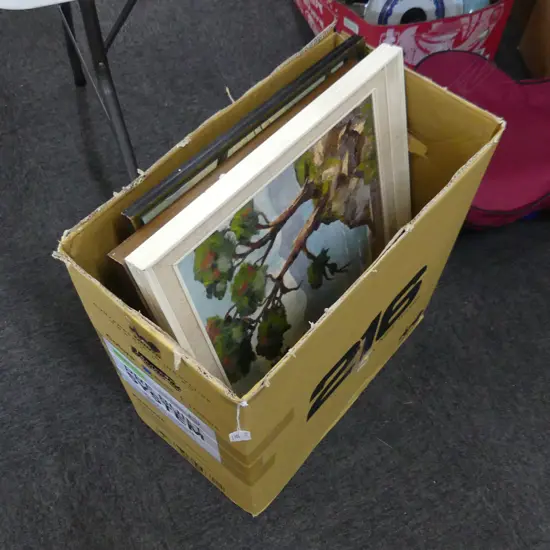 BOX LOT ASST. ARTWORKS