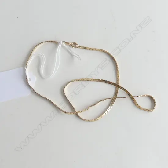 9CT GOLD NECKLACE 5.3 GRAMS  41cm