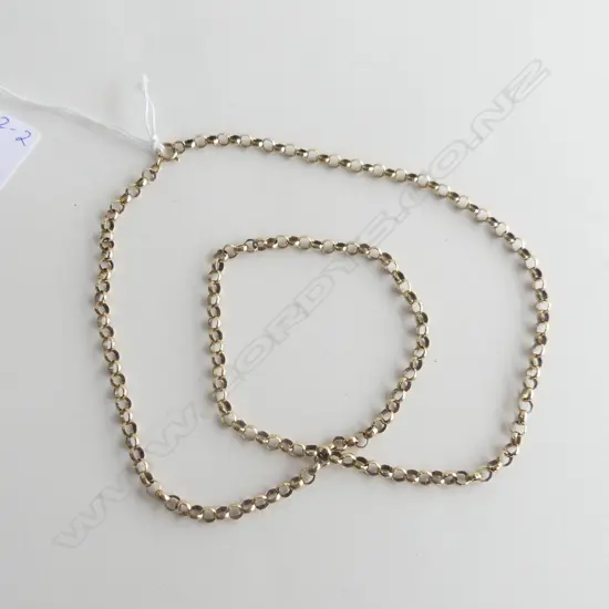 9CT GOLD CABLE CHAIN 20.21GMS  65cm