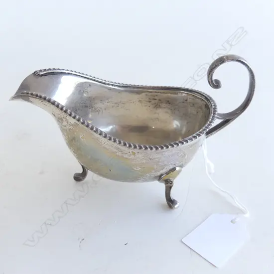 SILVER SAUCE BOAT, CHESTER 1938 97GMS