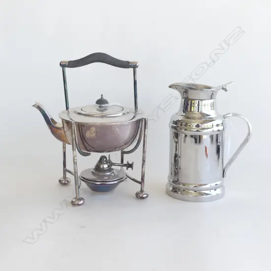 EP SPIRIT KETTLE ON STAND + AVANTI COFFEE POT H.210mm