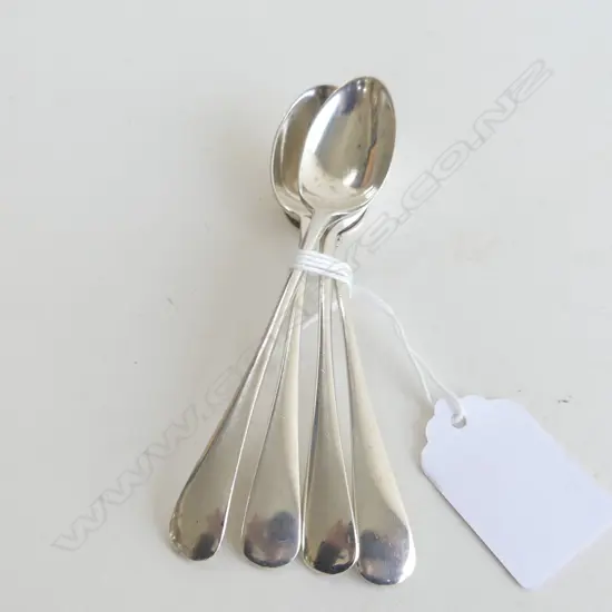 4 S/S COFFEE SPOONS 54GRAMS
