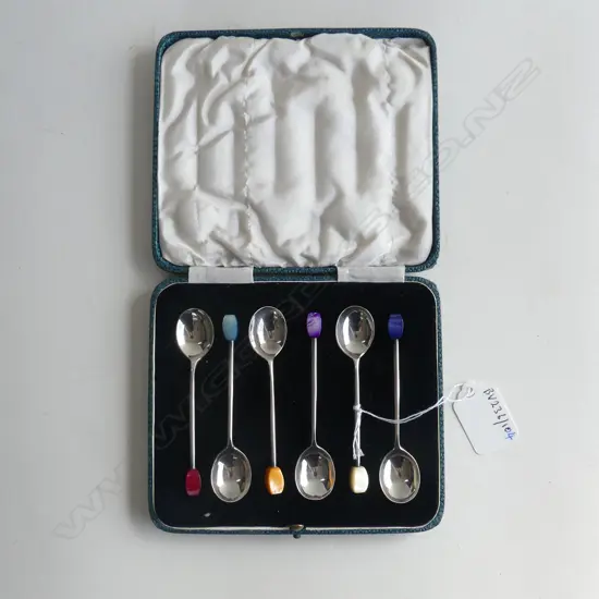 CASED SET S/S & MOP COFFEE SPOONS
