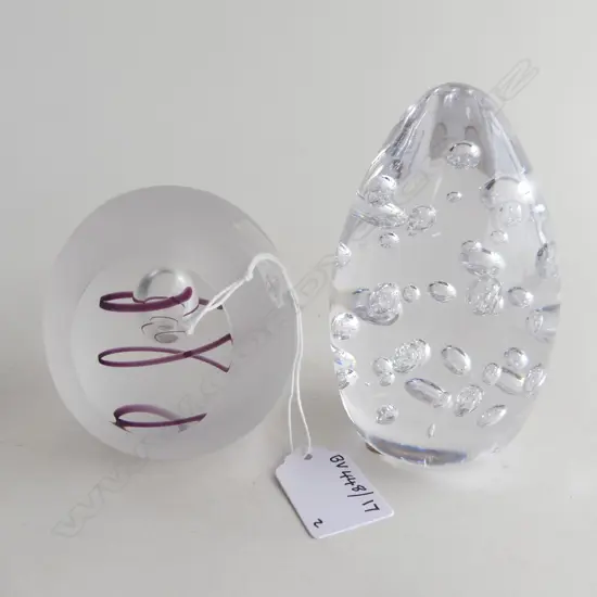 SWEDISH PAPER WIEGHT & ORROFUS PAPER WIEGHT