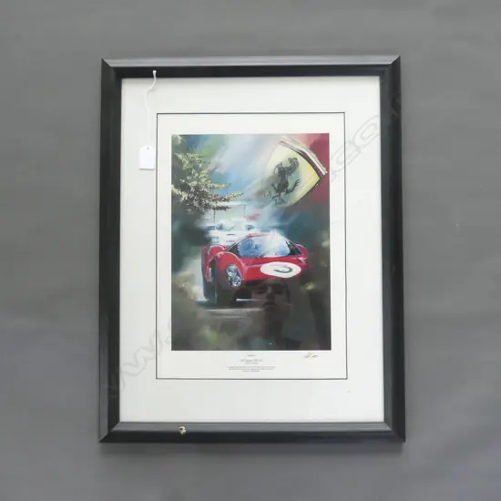 DON PACKWOOD PRINT 'MONZA' CHRIS AMON RACING 325x240mm