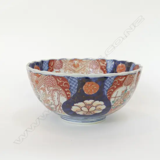 JAPANESE IMARI BOWL 220mm dia (20017)