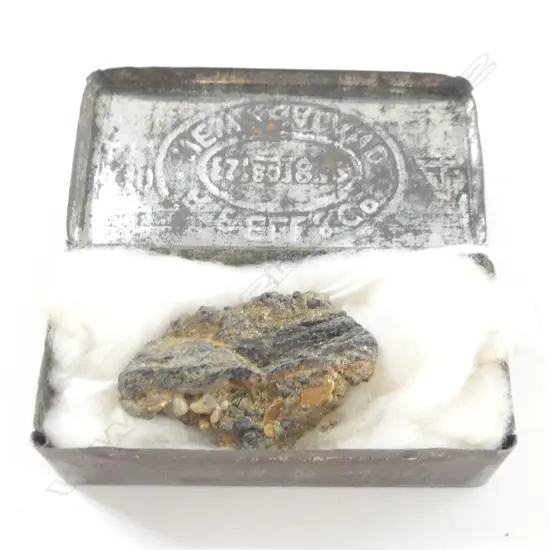 VESTA BOX CONTAINING  A GOLD BEARING ROCK 12,4 GRAMS 20783