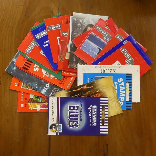 BAG NZ POST STAMP BOOKLETS, $200 FACE VALUE