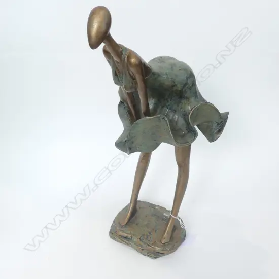 CAST RESIN CONTEMPORARY LADY FIGURE H. 400MM