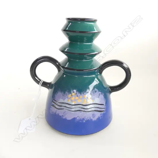 B ADAM STUDIO POTTERY VASE H165MM