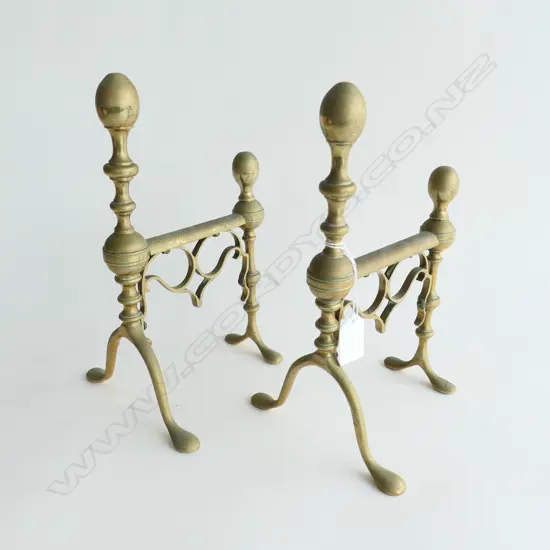 PR BRASS FIRE DOGS H.265mm