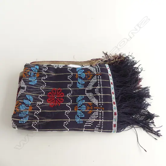 BEADED ETHNIC FABRIC PANEL 2000x730mm