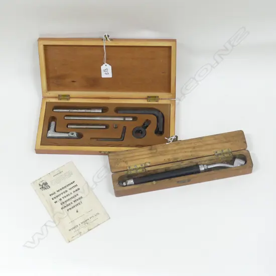 2 CASED CAR TOOL SETS; KISMET GAUGE & OTHER