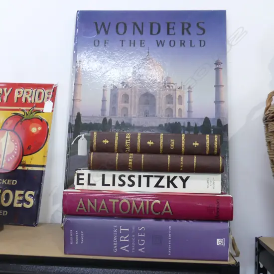 ASSORTED BOOKS ON ART, TRAVEL, ANATOMY