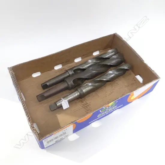 3 VERY LARGE DRILL BITS L.420mm