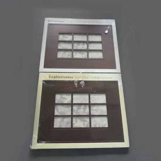 PR WOODEN MULTI PICTURE FRAMES AS NEW in new display boxes